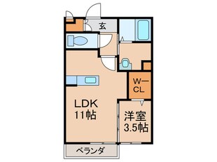 シンシアの物件間取画像